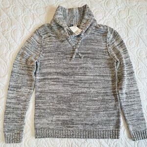 H&M Gray Turtleneck Sweater for Men